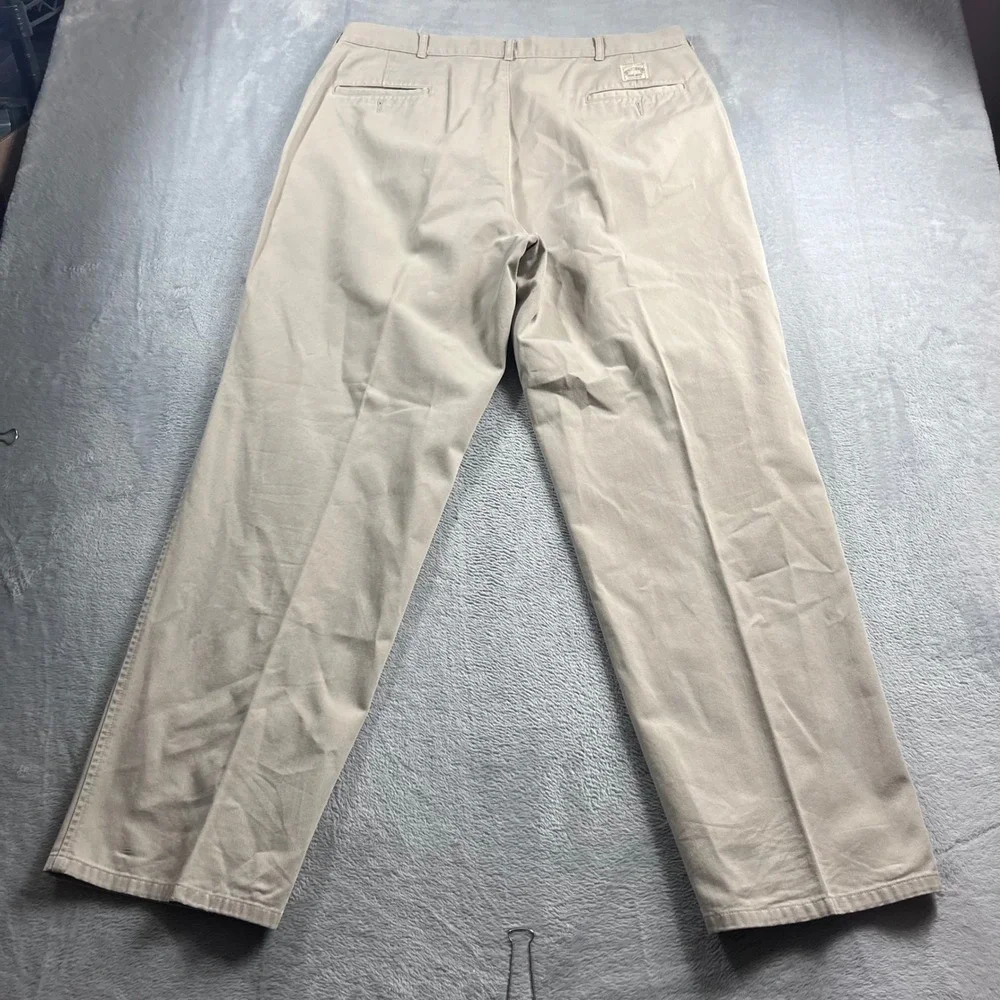 Polo Ralph Lauren Andrew Pant Mens 38x32 Tan Khaki‎ Pleated Chino Twill Trousers
